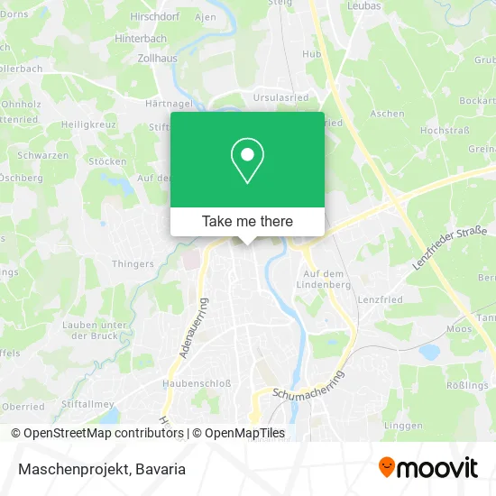 Карта Maschenprojekt