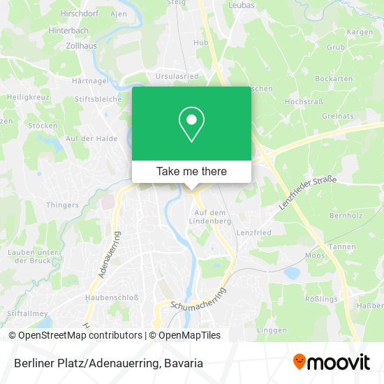 Berliner Platz/Adenauerring map