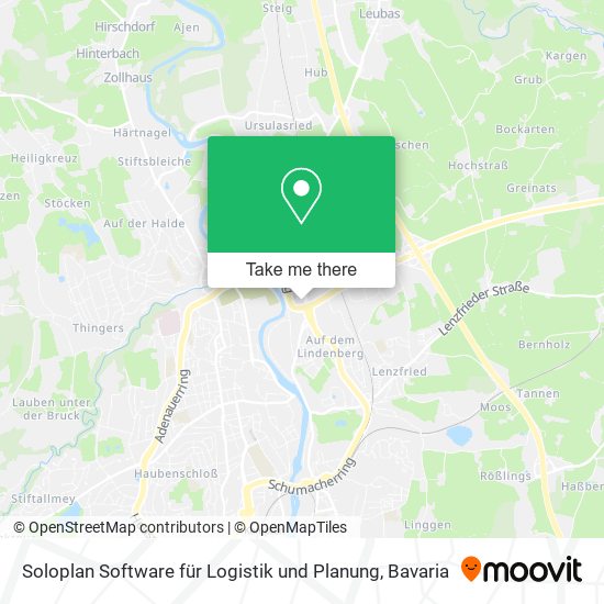 Soloplan Software für Logistik und Planung map