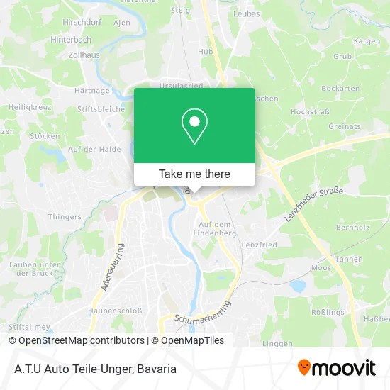 Карта A.T.U Auto Teile-Unger