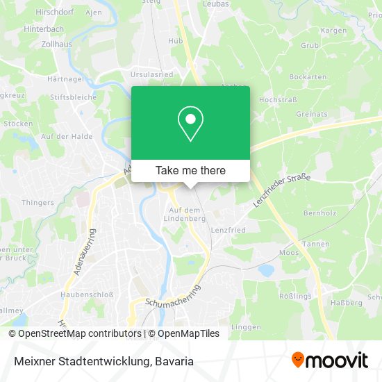 Meixner Stadtentwicklung map