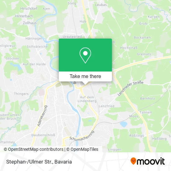 Карта Stephan-/Ulmer Str.