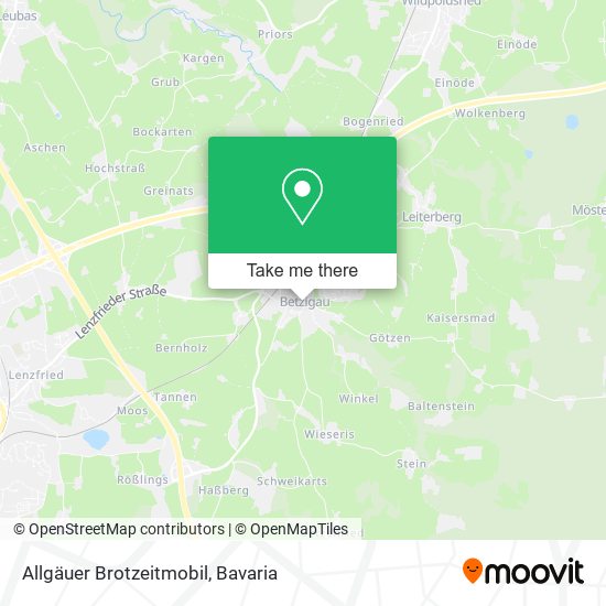 Allgäuer Brotzeitmobil map