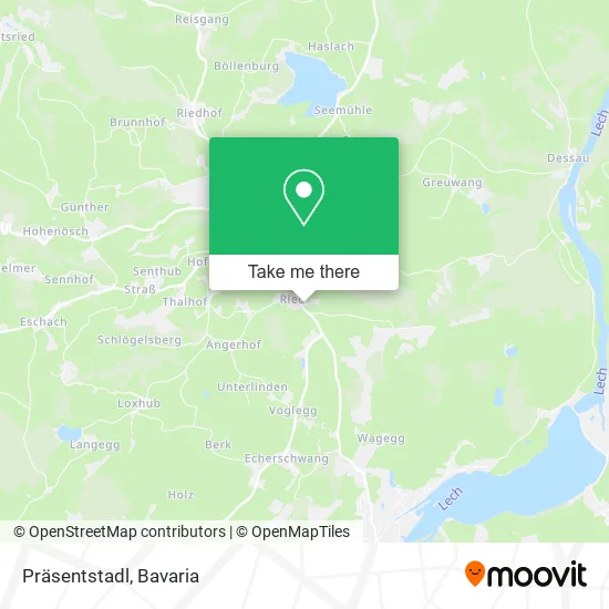 Карта Präsentstadl