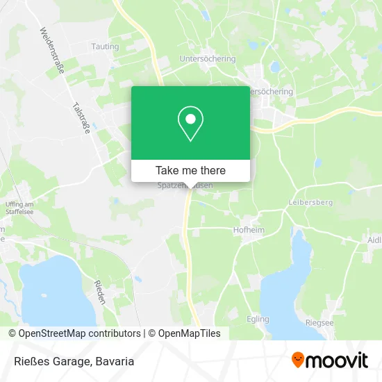 Карта Rießes Garage
