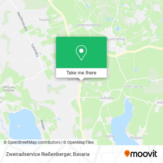 Zweiradservice Rießenberger map