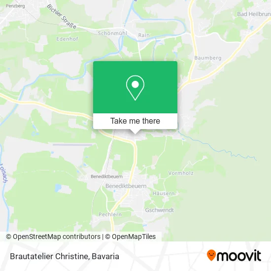 Карта Brautatelier Christine