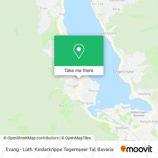 Карта Evang.- Luth. Kinderkrippe Tegernseer Tal