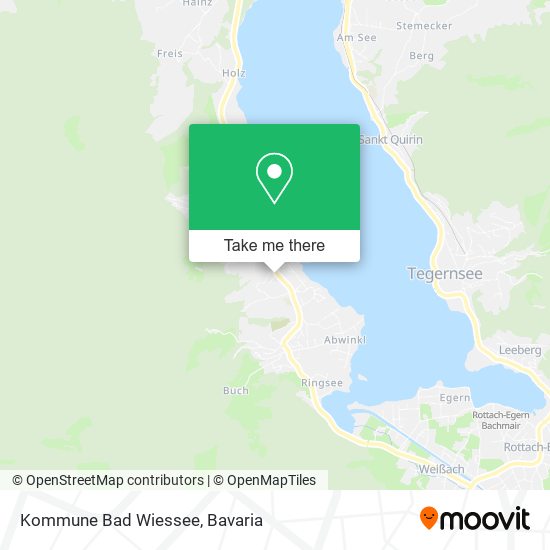 Карта Kommune Bad Wiessee