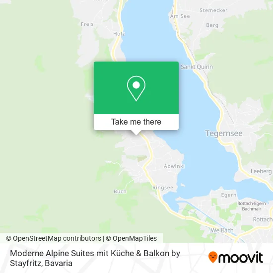 Карта Moderne Alpine Suites mit Küche & Balkon by Stayfritz