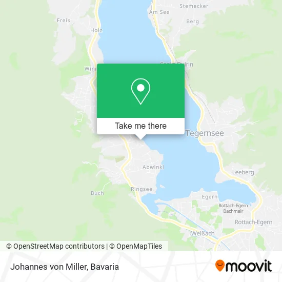 Карта Johannes von Miller