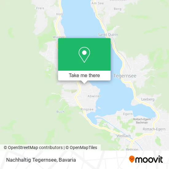 Карта Nachhaltig Tegernsee