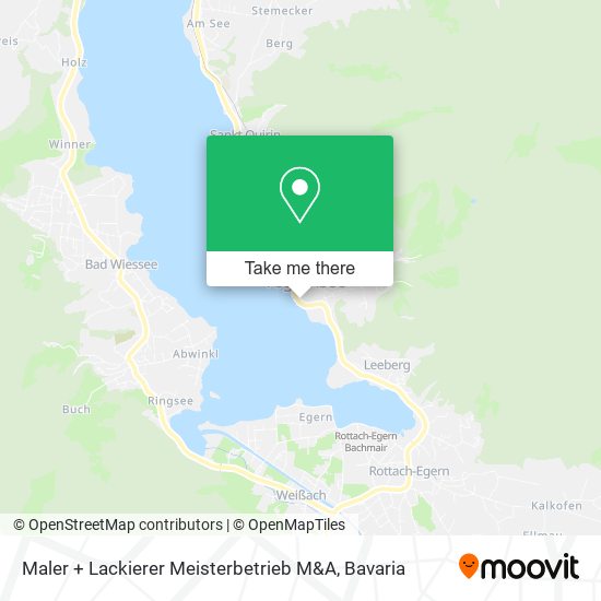 Maler + Lackierer Meisterbetrieb M&A map