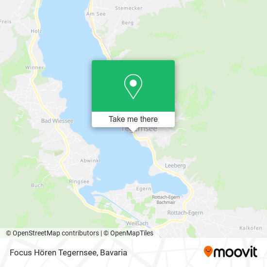 Focus Hören Tegernsee map