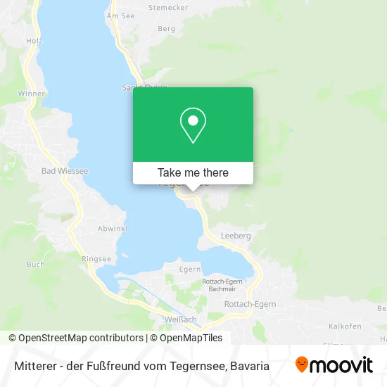 Карта Mitterer - der Fußfreund vom Tegernsee