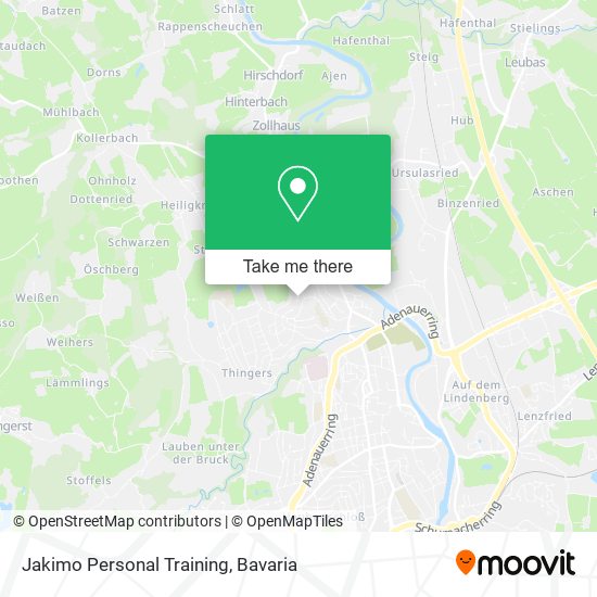 Карта Jakimo Personal Training