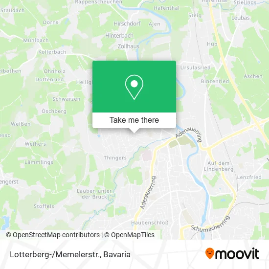 Карта Lotterberg-/Memelerstr.