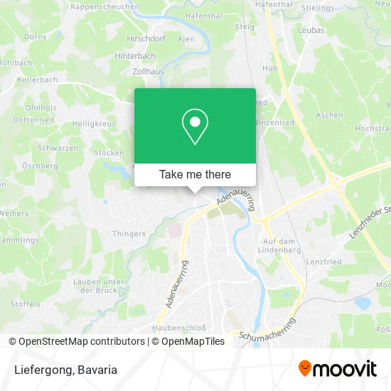 Карта Liefergong