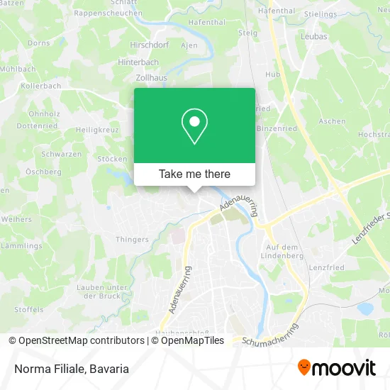 Карта Norma Filiale