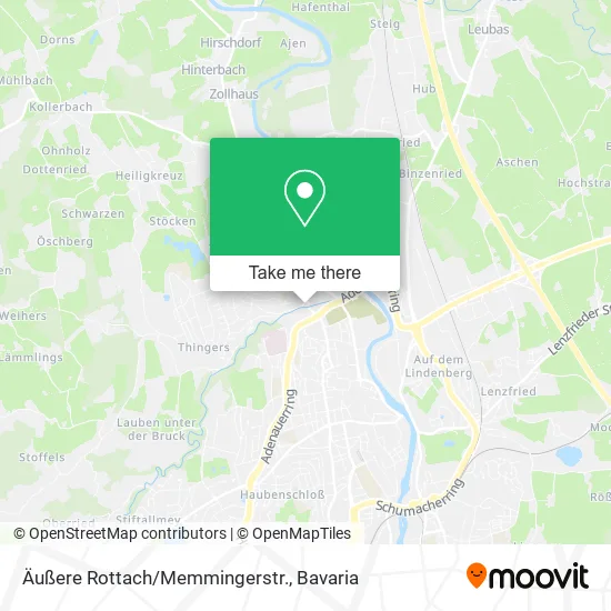 Карта Äußere Rottach/Memmingerstr.