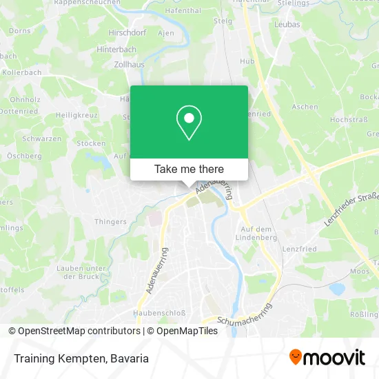 Карта Training Kempten