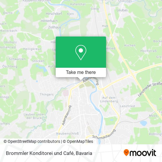 Brommler Konditorei und Café map