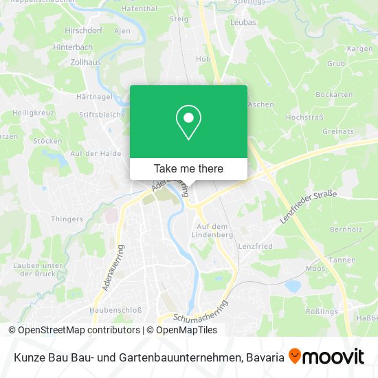 Kunze Bau Bau- und Gartenbauunternehmen map