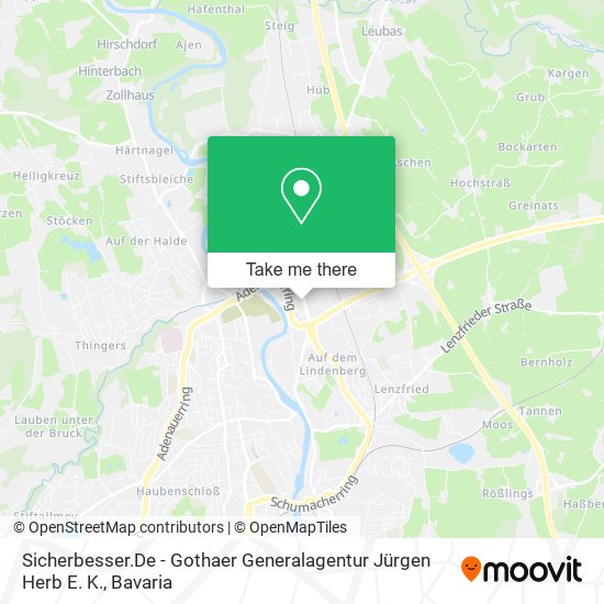 Sicherbesser.De - Gothaer Generalagentur Jürgen Herb E. K. map