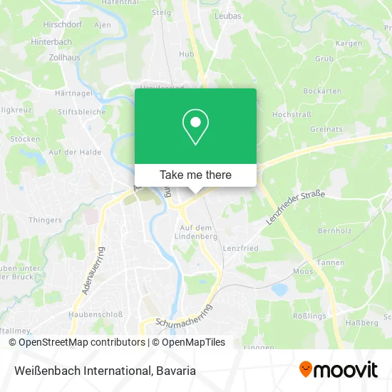 Карта Weißenbach International