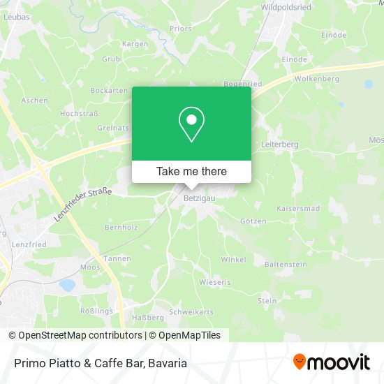 Primo Piatto & Caffe Bar map