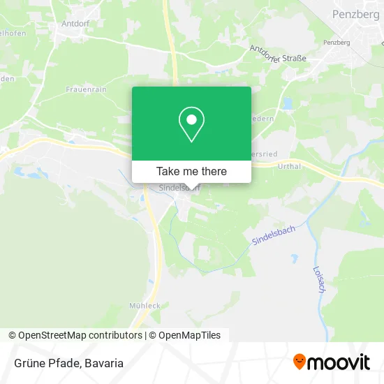 Карта Grüne Pfade