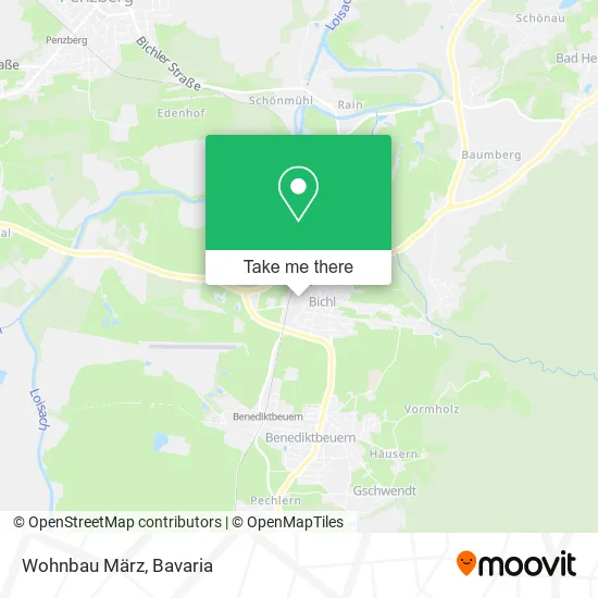 Карта Wohnbau März