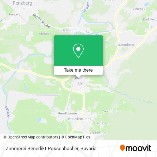 Карта Zimmerei Benedikt Pössenbacher
