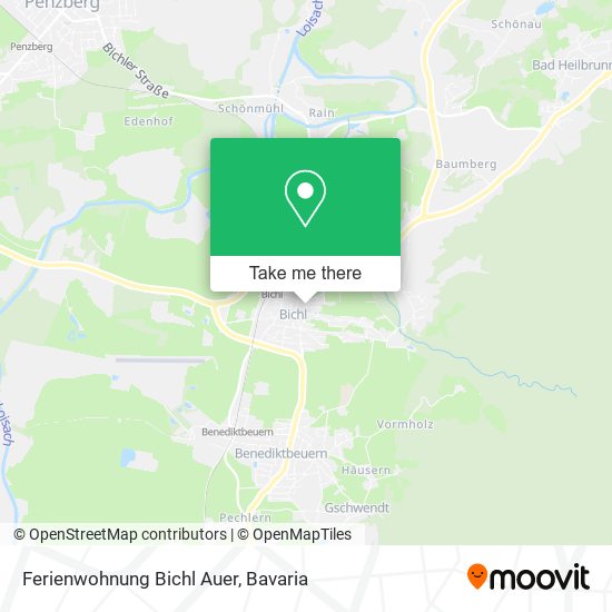 Ferienwohnung Bichl Auer map