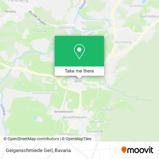 Карта Geigenschmiede Gerl
