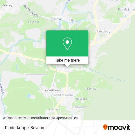 Карта Kinderkrippe