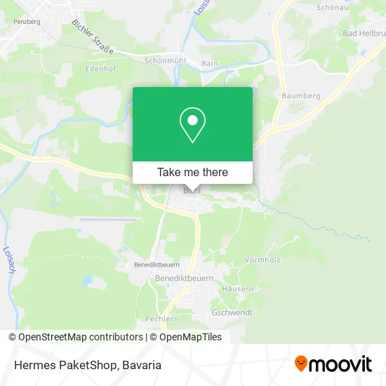 Карта Hermes PaketShop