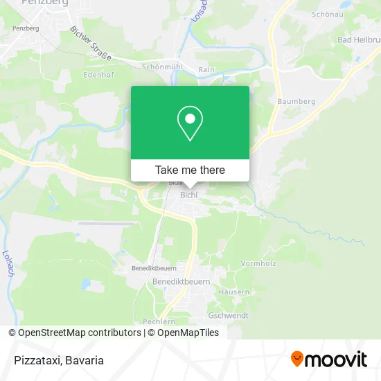 Карта Pizzataxi