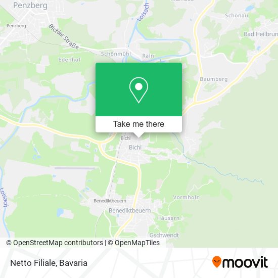 Карта Netto Filiale