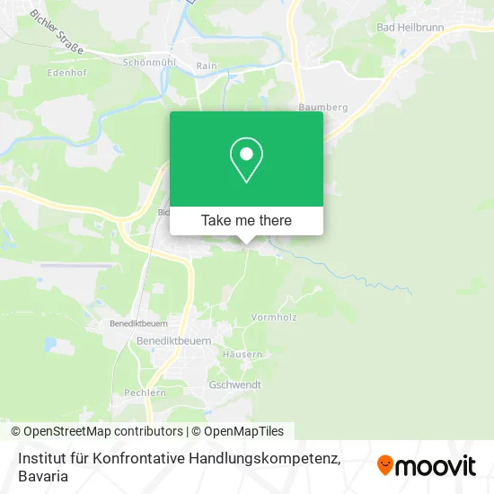 Карта Institut für Konfrontative Handlungskompetenz