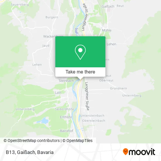 Карта B13, Gaißach