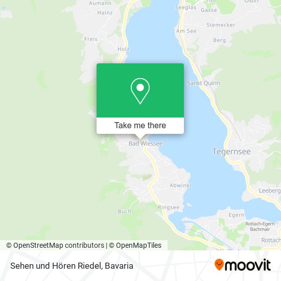 Sehen und Hören Riedel map