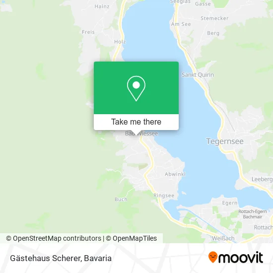 Gästehaus Scherer map