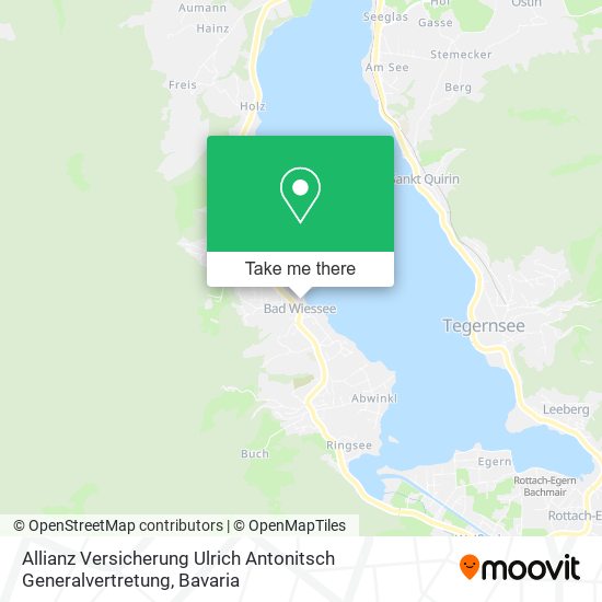 Allianz Versicherung Ulrich Antonitsch Generalvertretung map