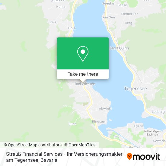 Strauß Financial Services - Ihr Versicherungsmakler am Tegernsee map