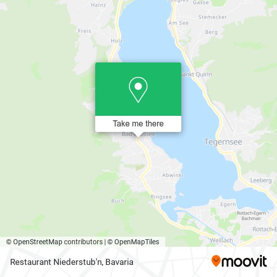 Restaurant Niederstub'n map