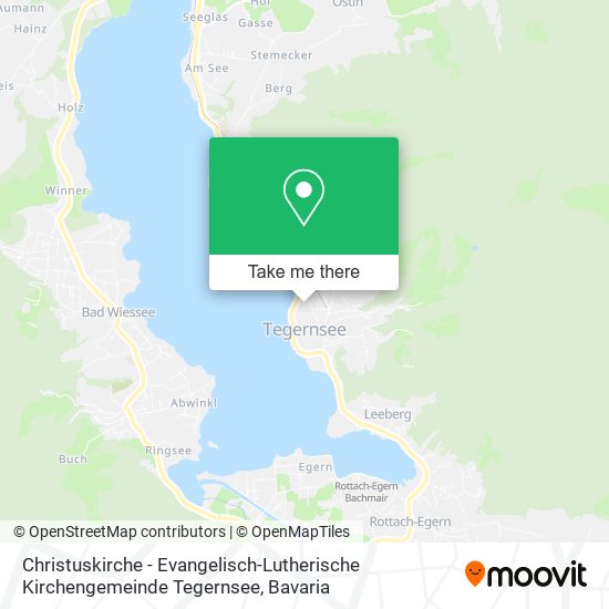Christuskirche - Evangelisch-Lutherische Kirchengemeinde Tegernsee map