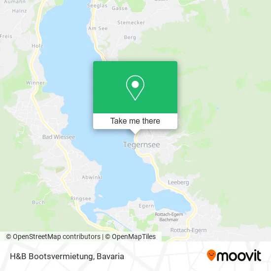 Карта H&B Bootsvermietung