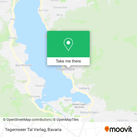 Карта Tegernseer Tal Verlag