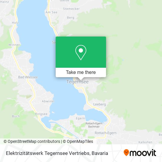 Elektrizitätswerk Tegernsee Vertriebs map